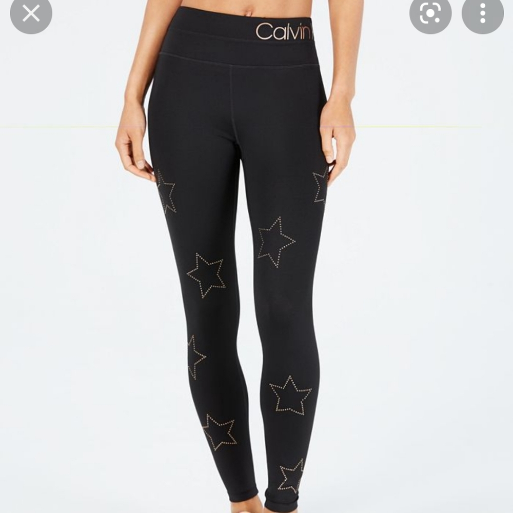 Calvin Klein star studded leggins